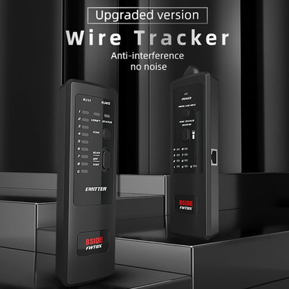 BSIDE FWT8X เครือข่ายสองโหมดสายติดตามสายเคเบิลหมึก RJ45 RJ11 ตัวติดตามอีเธอร์เน็ต LAN ที่แม่นยำ, FWT8X