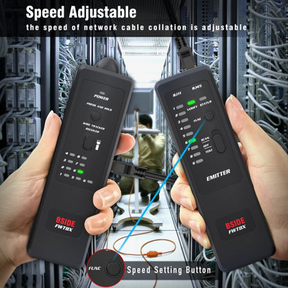 BSIDE FWT8X เครือข่ายสองโหมดสายติดตามสายเคเบิลหมึก RJ45 RJ11 ตัวติดตามอีเธอร์เน็ต LAN ที่แม่นยำ, FWT8X