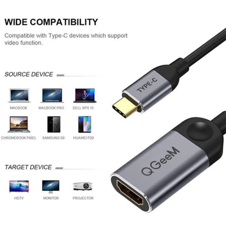 QGeem QG-UA01 USB Type-C เป็นอะแดปเตอร์ HDMI