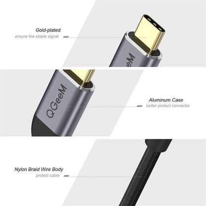 QGeem QG-UA01 USB Type-C เป็นอะแดปเตอร์ HDMI