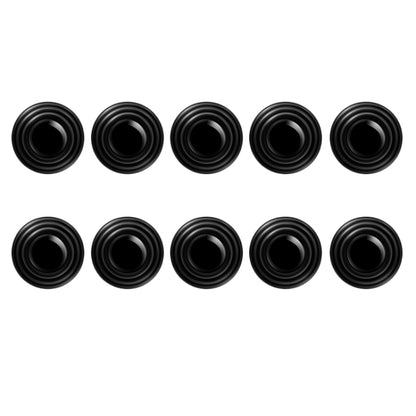 100 PCS Car Door Anti-Collision Shock Pad, Black Unmarked, Black With Sports Car Logo, Luminous Unmarked, Luminous With Sports Car Logo