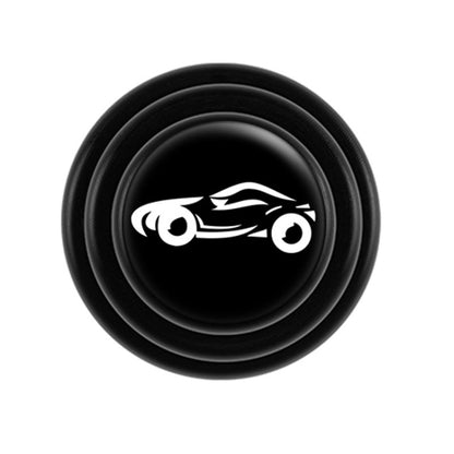 100 PCS Car Door Anti-Collision Shock Pad, Black Unmarked, Black With Sports Car Logo, Luminous Unmarked, Luminous With Sports Car Logo