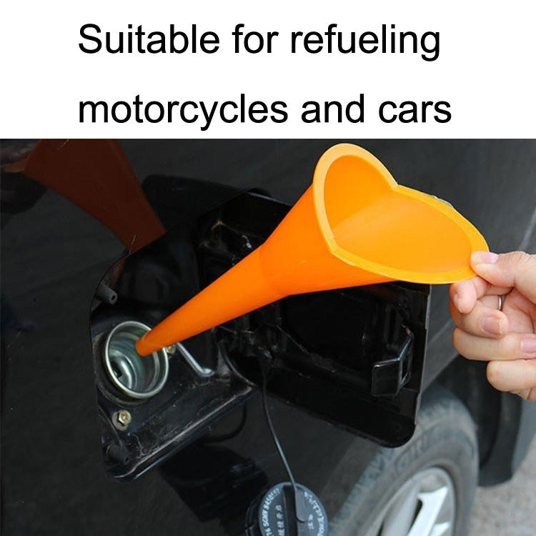 ช่องทางเติมน้ำมันพลาสติกแบบแฮนด์ฟรี 10 ชิ้นในรถยนต์, Plastic Refueling Funnel