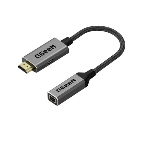 QGeeM QG-HD02 ตัวแปลง HDMI เดี่ยวเป็น Mini DP
