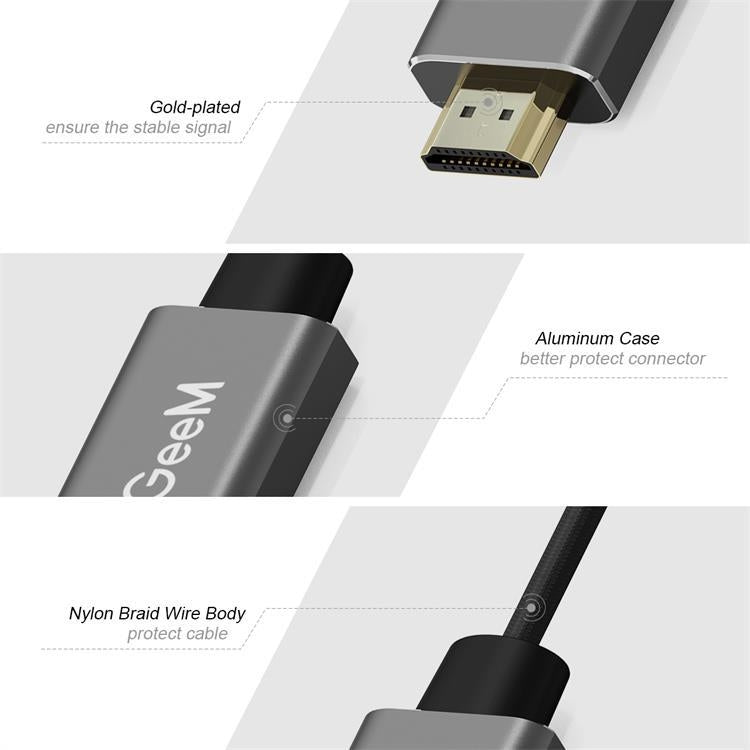 QGeeM QG-HD02 ตัวแปลง HDMI เดี่ยวเป็น Mini DP