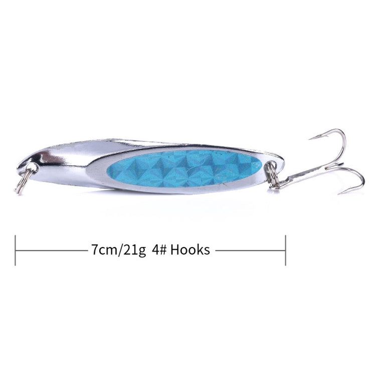 4 ชิ้น HEGNJIA SP071 7cm 21g Seabass Sequin Lure, SP071 (1), SP071 (2), SP071 (3), SP071 (4), SP071 (5)