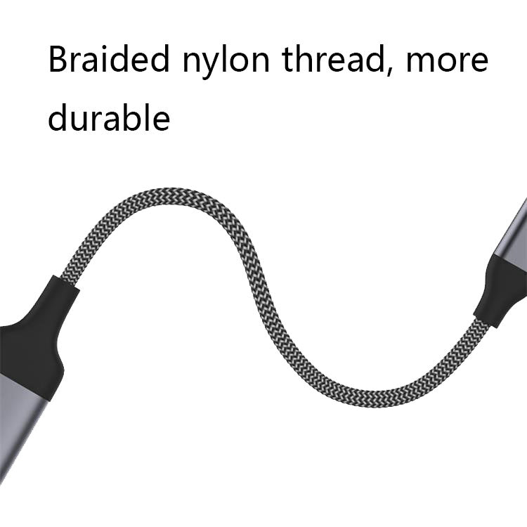 QGeeM QG-UA09 สาย Type-C เป็น HDMI, 1.8m, 3m