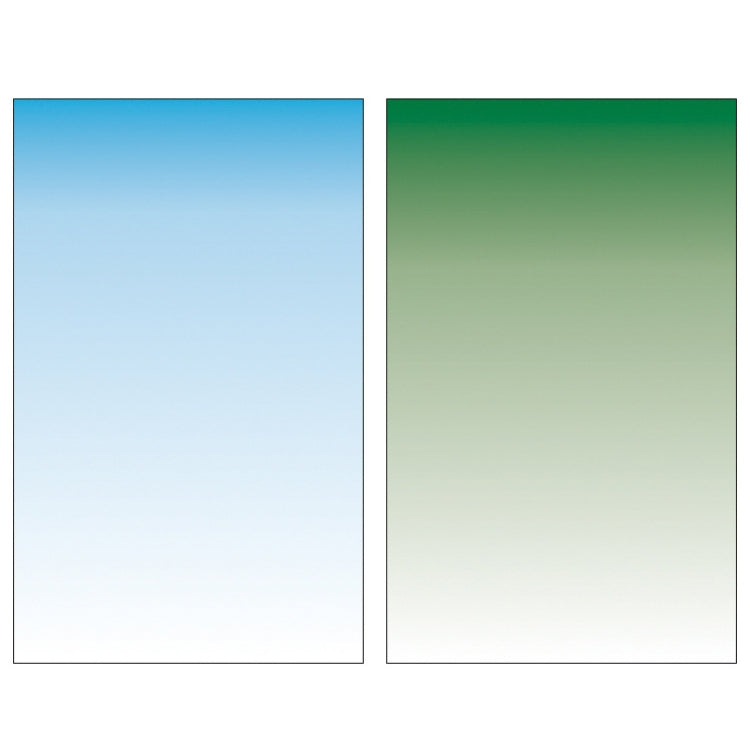 54 x 83 ซม. Gradient Morandi ฟิล์มสองด้าน Photo Props กระดาษพื้นหลัง, Red / Gold Brown, Blue /Green, Deep Gray / Light Gray