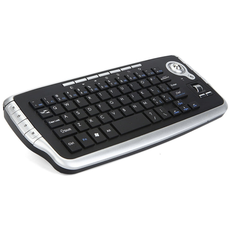 MY-10 2.4G 78 Keys 1200 DPI Mini Wireless Trackball Keyboard ชุดคีย์บอร์ดและเมาส์ไร้สาย