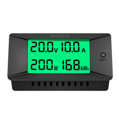 Peacefair PZEM-025 DC เครื่องทดสอบจอแสดงผลดิจิตอล DC มัลติฟังก์ชั่น, 50A, 100A, 200A, 300A