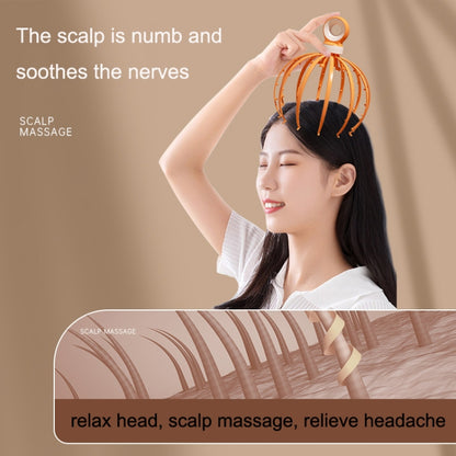 3 PCS D18 Head Massager Relax Scalp Meridian Massager, สไตล์:, 18 Claw (Pink), 18 Claw (Yellow), 18 Claw (Blue), 12 Claw (Pink), 12 Claw (Yellow), 12 Claw (Blue)
