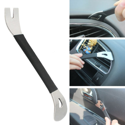 2 PCS Car Stainless Steel Audio Navigation แผงประตู Crowbar, 2 PCS Stainless Steel