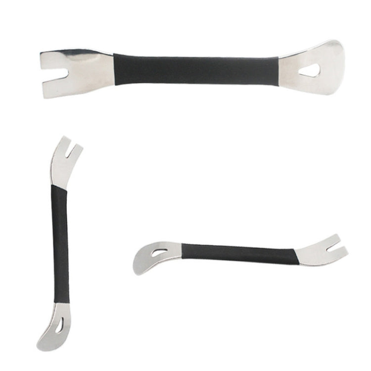 2 PCS Car Stainless Steel Audio Navigation แผงประตู Crowbar, 2 PCS Stainless Steel