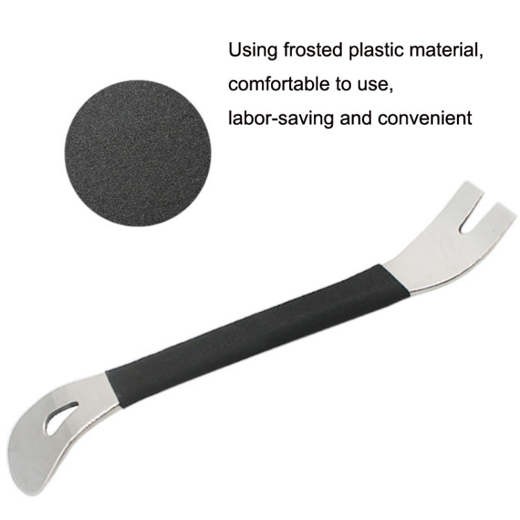 2 PCS Car Stainless Steel Audio Navigation แผงประตู Crowbar, 2 PCS Stainless Steel
