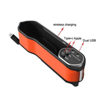 กล่องเก็บของเอนกประสงค์ Car Seat Slot สไตล์:, USB With Wireless Charge Type, USB Without Wireless Charge Type, Storage Type