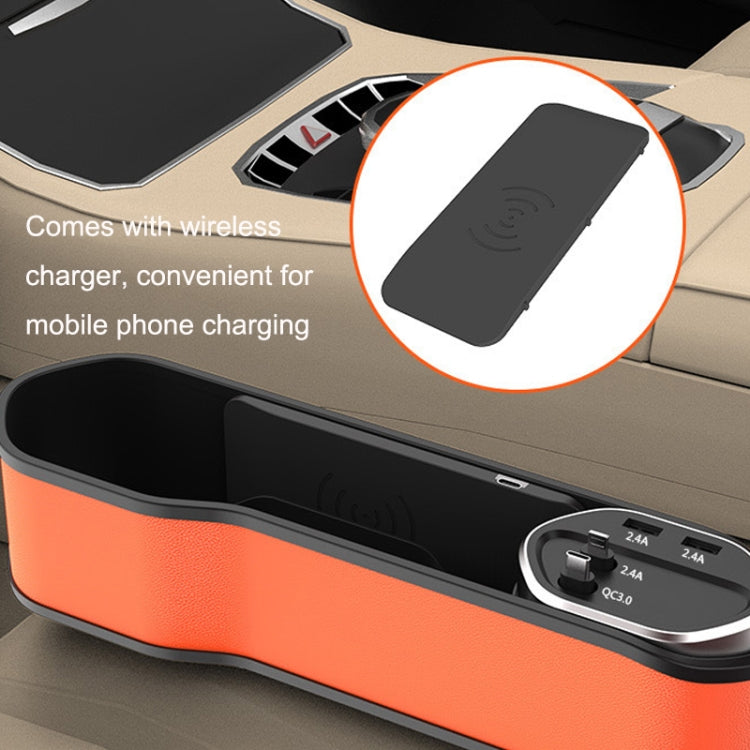 กล่องเก็บของเอนกประสงค์ Car Seat Slot สไตล์:, USB With Wireless Charge Type, USB Without Wireless Charge Type, Storage Type