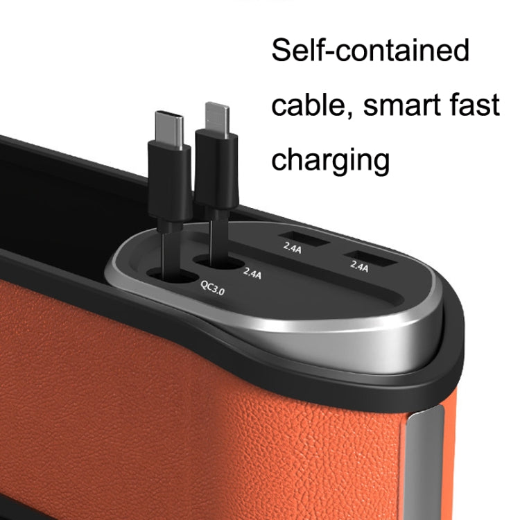 กล่องเก็บของเอนกประสงค์ Car Seat Slot สไตล์:, USB With Wireless Charge Type, USB Without Wireless Charge Type, Storage Type