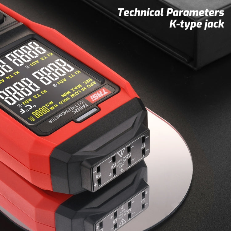 TASI เทอร์โมมิเตอร์แบบสัมผัส K-Type Thermocouple Probe Thermometer, สไตล์:, TA612A Single Channel, TA612B Dual Channels, TA612C 4 Channels