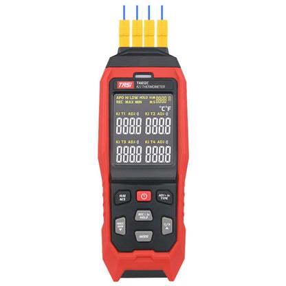 TASI เทอร์โมมิเตอร์แบบสัมผัส K-Type Thermocouple Probe Thermometer, สไตล์:, TA612A Single Channel, TA612B Dual Channels, TA612C 4 Channels