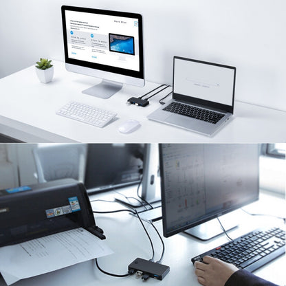 USB 2.0 มัลติฟังก์ชั่น 2 เข้า 4 ออก HUB