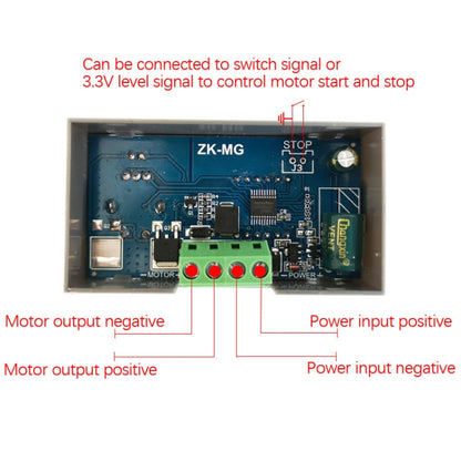 ZK-MG 5-30V พลังงานสูง PWM DC Motor Governor Digital Display Encoder, 150W