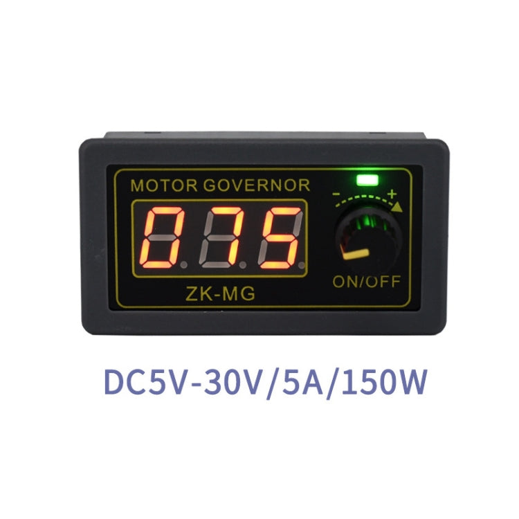 ZK-MG 5-30V พลังงานสูง PWM DC Motor Governor Digital Display Encoder, 150W