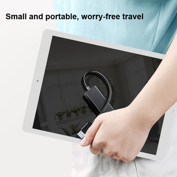 4 X USB 2.0 Ports HUB Converter, ความยาวสายเคเบิล: 15 ซม., รูปแบบ：, Without Light Bar, With Light Bar Black, With Light Bar White