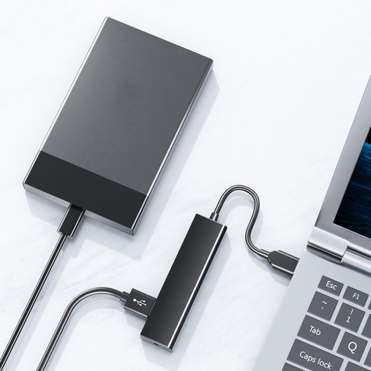 4 X USB 2.0 Ports HUB Converter, ความยาวสายเคเบิล: 15 ซม., รูปแบบ：, Without Light Bar, With Light Bar Black, With Light Bar White