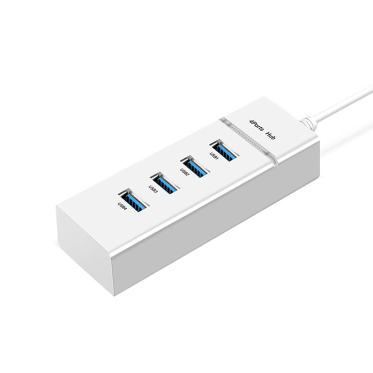 4 X USB 2.0 Ports HUB Converter, ความยาวสายเคเบิล: 15 ซม., รูปแบบ：, Without Light Bar, With Light Bar Black, With Light Bar White