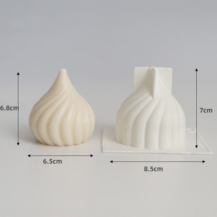 แม่พิมพ์เทียน DIY รูปทรงหัวหอมใหญ่ 2 ชิ้น, DIY Candle Mold