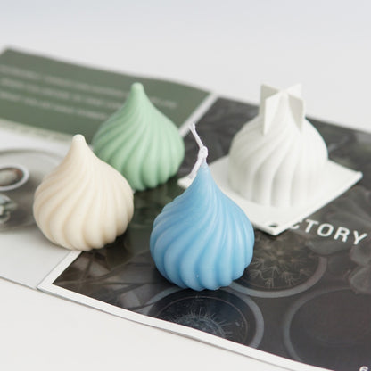 แม่พิมพ์เทียน DIY รูปทรงหัวหอมใหญ่ 2 ชิ้น, DIY Candle Mold