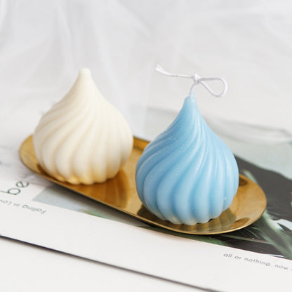 แม่พิมพ์เทียน DIY รูปทรงหัวหอมใหญ่ 2 ชิ้น, DIY Candle Mold