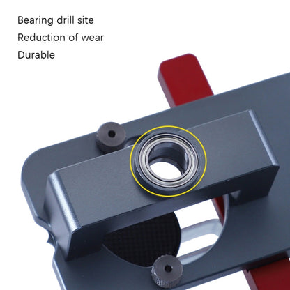บานพับเปิดรู 35 มม. แผ่นบานพับประตูตู้บรรจุตัวระบุตำแหน่ง, 6 PCS / Set Hinge Open Hole