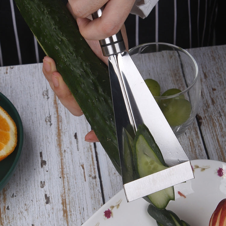 2 PCS ครัวเรือนสแตนเลสมีดแกะสลักผลไม้ Shaper เครื่องตัดผักรูปดอกไม้, Carving Knife