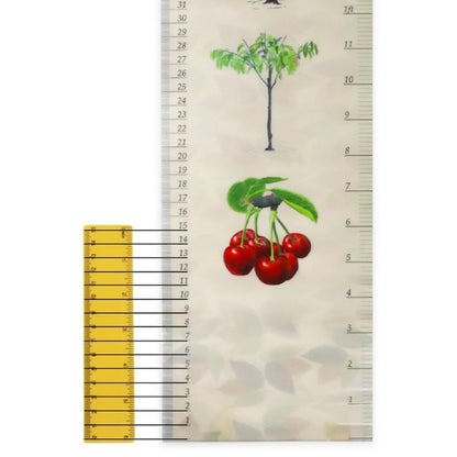 ไม้บรรทัดความสูงติดผนังที่ถอดออกได้พร้อมการตกแต่งพิมพ์พฤกษศาสตร์, Height Ruler