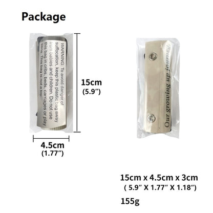 ไม้บรรทัดความสูงติดผนังที่ถอดออกได้พร้อมการตกแต่งพิมพ์พฤกษศาสตร์, Height Ruler