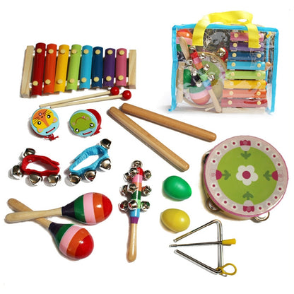 14 ชิ้น/เซ็ต Children Orff Percussion Playset