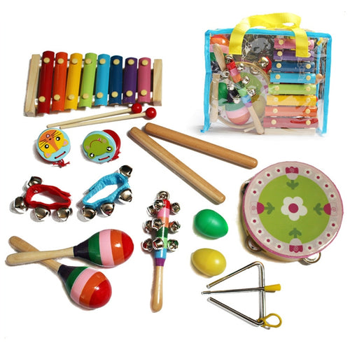 14 ชิ้น/เซ็ต Children Orff Percussion Playset
