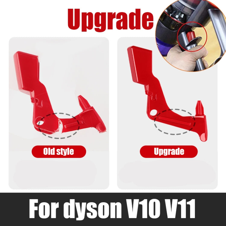 สวิตช์ล็อคปุ่มกุญแจสีแดงสำหรับเครื่องดูดฝุ่น Dyson V10 V11