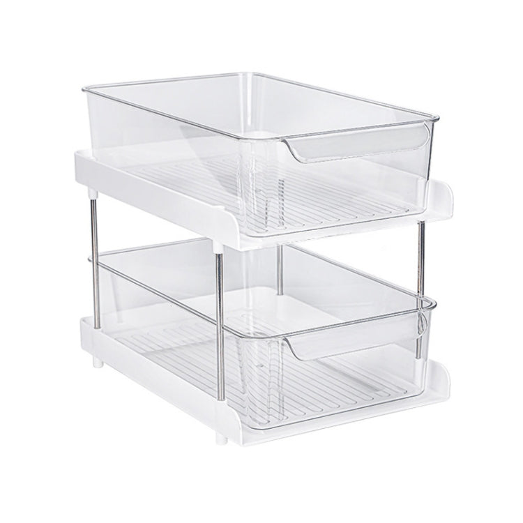 อ่างล้างหน้า ผลิตภัณฑ์ดูแลผิว ชั้นเก็บของแบบใส, Spec:, Double Layers, Three Layers