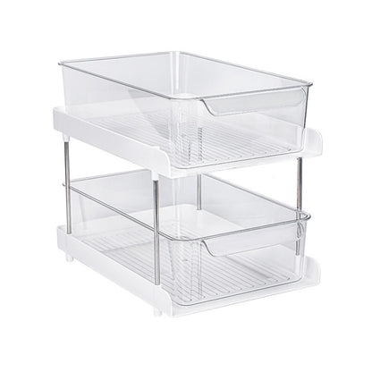 อ่างล้างหน้า ผลิตภัณฑ์ดูแลผิว ชั้นเก็บของแบบใส, Spec:, Double Layers, Three Layers