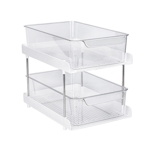 อ่างล้างหน้า ผลิตภัณฑ์ดูแลผิว ชั้นเก็บของแบบใส, Spec:, Double Layers, Three Layers