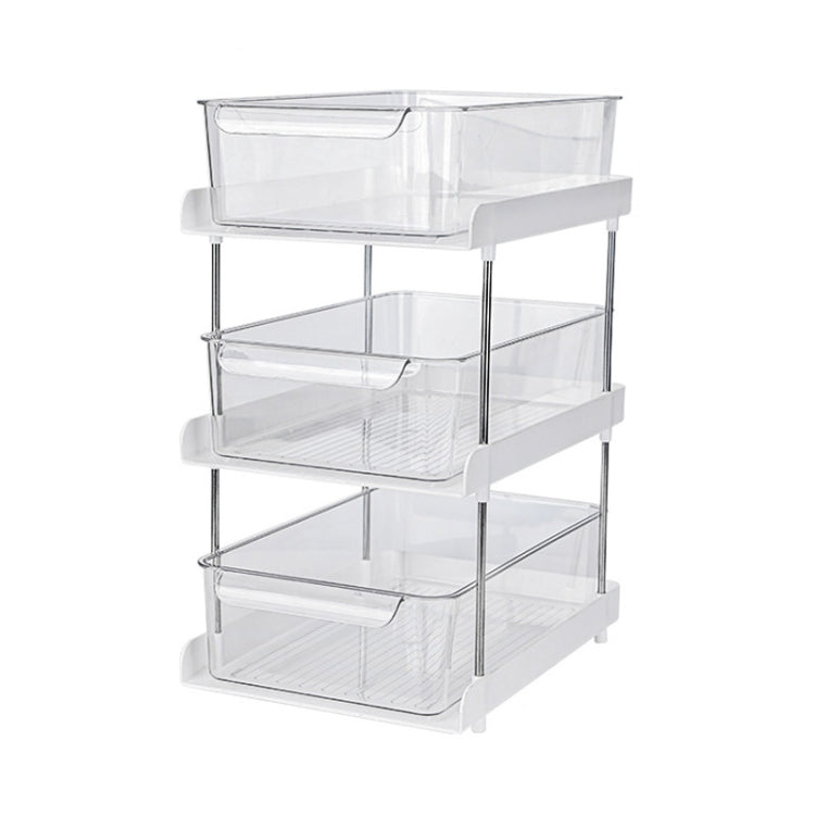 อ่างล้างหน้า ผลิตภัณฑ์ดูแลผิว ชั้นเก็บของแบบใส, Spec:, Double Layers, Three Layers