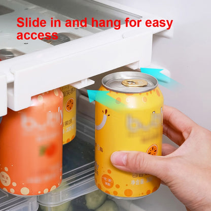 ตู้เย็นเครื่องดื่มเบียร์กระป๋องแขวนชั้นเก็บของ, Hanging Storage Rack