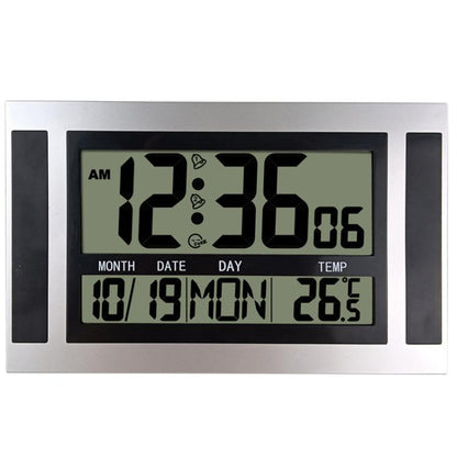 หน้าจอ LCD ขนาดใหญ่ นาฬิกาติดผนัง นาฬิกาปลุกอิเล็กทรอนิกส์แบบมินิมอล, Large Screen LCD