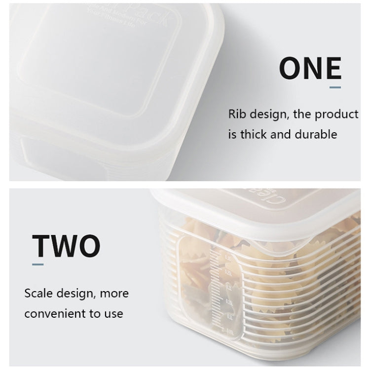 A2958 กล่องถนอมอาหารสำหรับแช่ตู้เย็นพร้อมฝาปิด, Small, 6-pieces / Sets