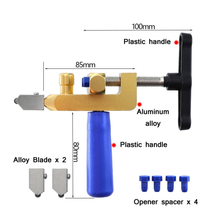 เครื่องมือตัดกระเบื้องมือถือมีดแก้วอเนกประสงค์, Tile Cutting Tool