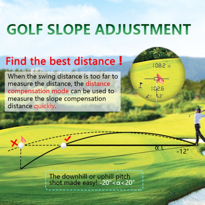 ARTBULL ทัชสกรีน Golf Laser Speed Rangefinder เครื่องวัดระยะ