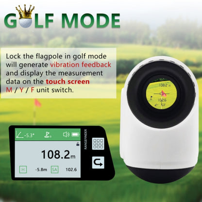 ARTBULL ทัชสกรีน Golf Laser Speed Rangefinder เครื่องวัดระยะ