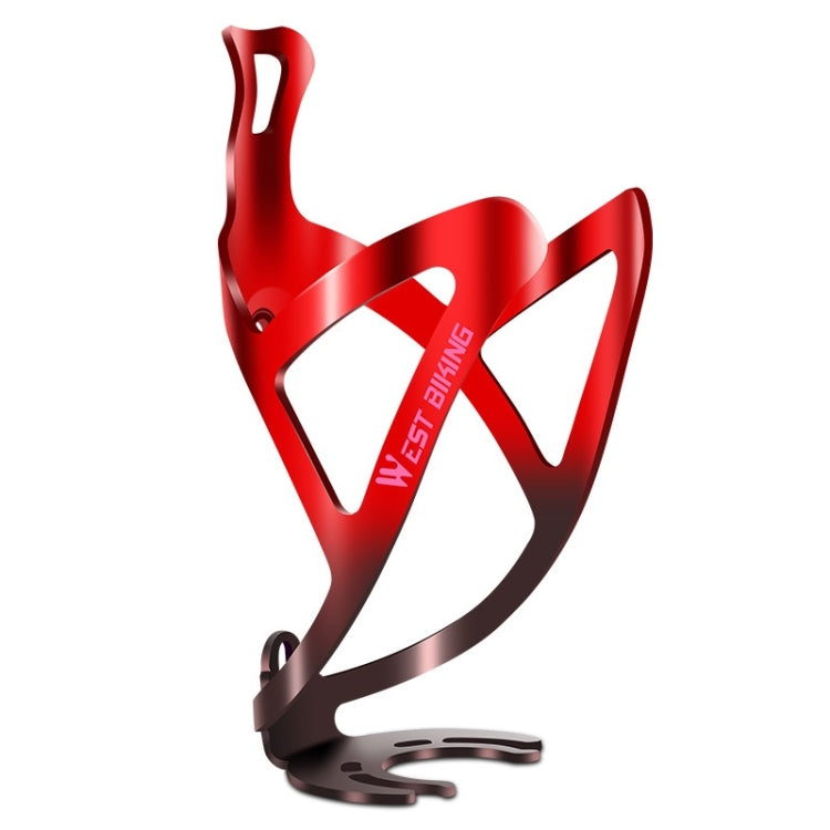 WEST BIKING จักรยานที่วางขวดอลูมิเนียม, Black, Red Black Gradient, Gold Pink Gradient, Green Purple Gradient, Colorful